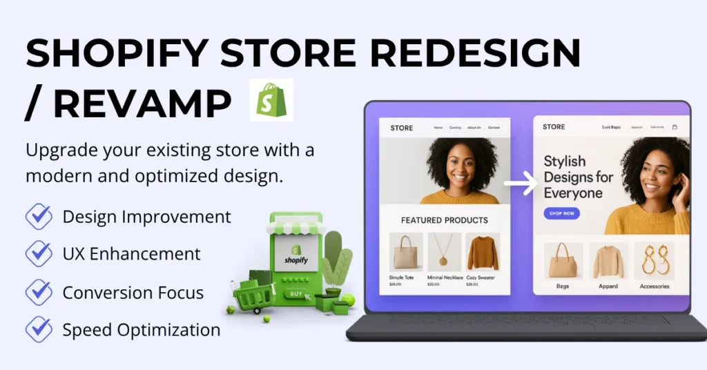 Shopify Store Redesign / Revamp