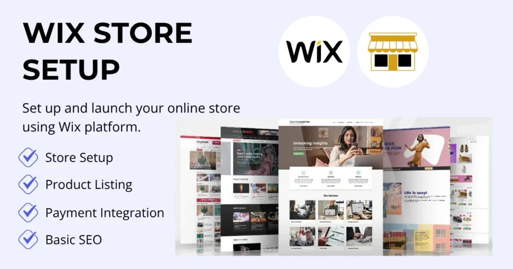 Wix Store Setup