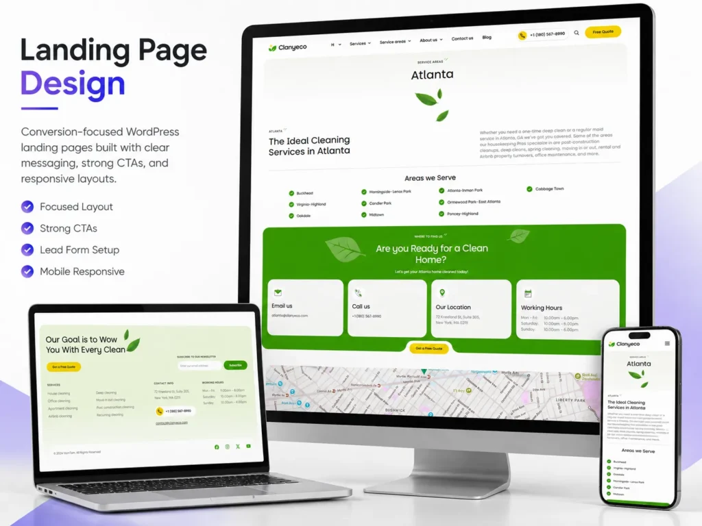 Landing Page Design